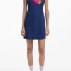 Mini-jurk met denimeffect