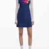 Mini-jurk met denimeffect