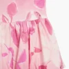 Mini-rok met peplum en bloemenprint
