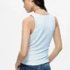 Mouwloos T-shirt met print