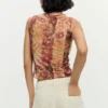 Mouwloos T-shirt met print