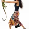 Mouwloze jurk met print