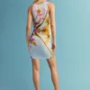 Mouwloze jurk met print