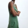 Mouwloze korte jurk