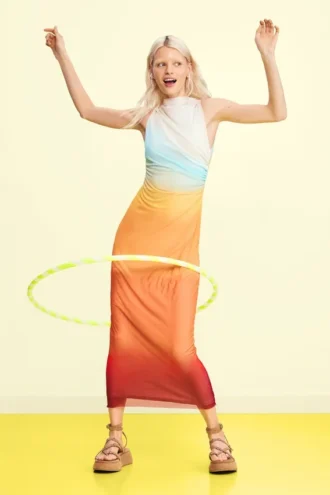 Ombre-tulejurk
