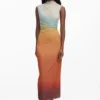 Ombre-tulejurk