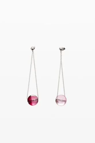 Oorbellen Ketting Marmer Zalio