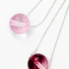 Oorbellen Ketting Marmer Zalio