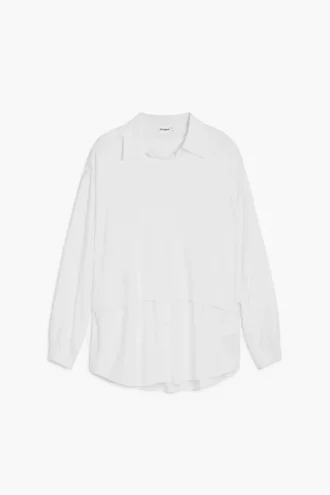 Overhemd met 2-in-1-effect