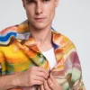 Overhemd met abstracte print