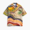 Overhemd met abstracte print