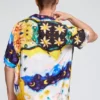 Overhemd met Cosmos-print
