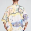 Overhemd met geborduurde print