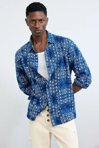 Overhemd met geometrische print