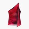 Overhemd met knoop in de hals
