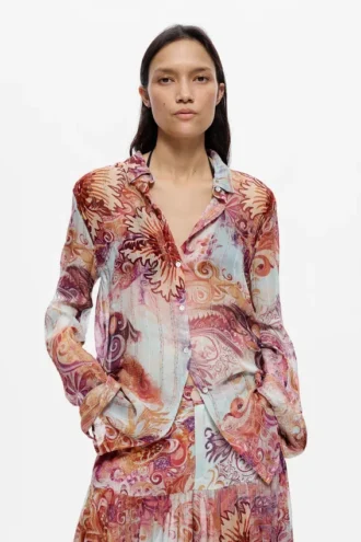 Overhemd met paisleyprint