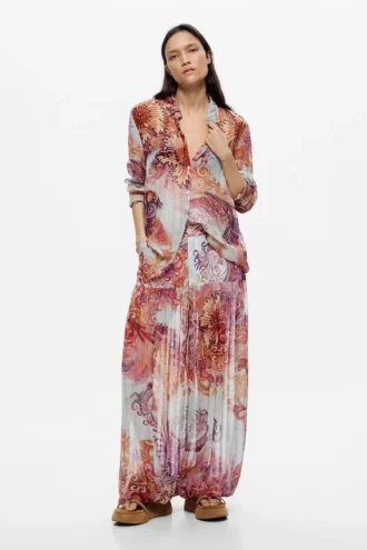 Overhemd met paisleyprint