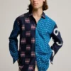 Overhemd met patchprint