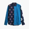 Overhemd met patchprint