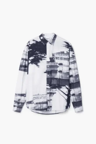 Overhemd met urban print