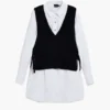 Overhemden met afneembaar vest