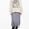 Oversized sweatshirt met bloemenprint