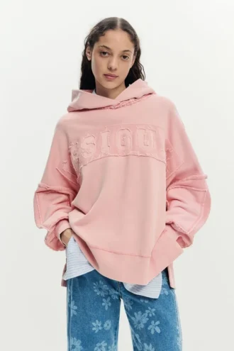 Oversized sweatshirt met capuchon