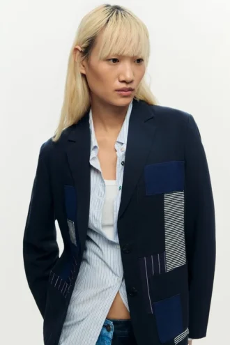 Patchwork blazer