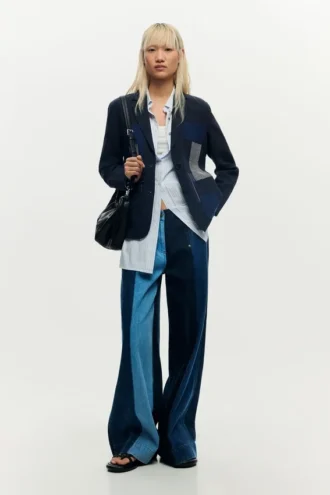 Patchwork blazer