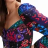 Patchwork-corsetblouse