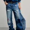 Patchwork-Jeans
