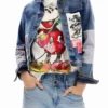Patchwork Mickey Mouse-spijkerjasje