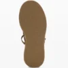 Platform leren Sandalen