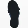 Platformen-Sandalen van denim