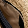 Raffia-schoudertas