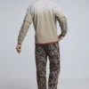 Rechte broek met textuur