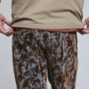 Rechte broek met textuur