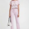 Rechte cropped Jeans