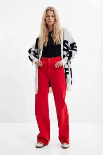 Rechte cropped Jeans