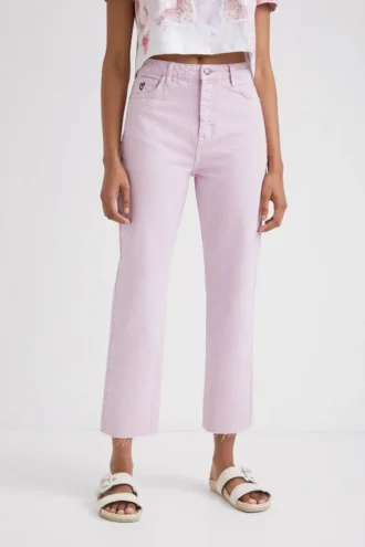 Rechte cropped Jeans