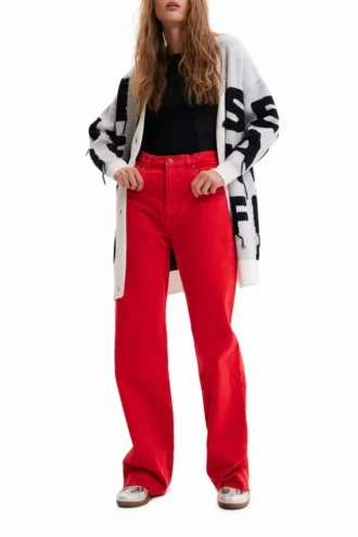 Rechte cropped Jeans