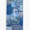 Rechthoekige sjaal met denim patches