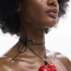 Rode hartvormige Zalio-ketting