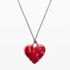 Rode hartvormige Zalio-ketting