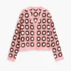 Roze gehaakt vest