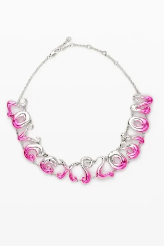 Roze Love Explosion-ketting