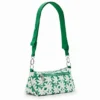S Crossbodytas met bloemenprint en textuur