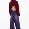 Set met cropped trui en muts