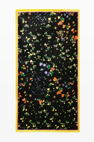 Sjaal met bloemenprint