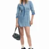 Slanke denimjurk